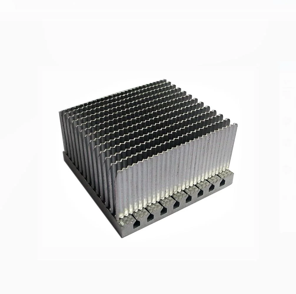 High Quality Industrial Large Aluminum Copper Machining High Power Industry Products Heat Sink with Smooth Contact Flat Surface