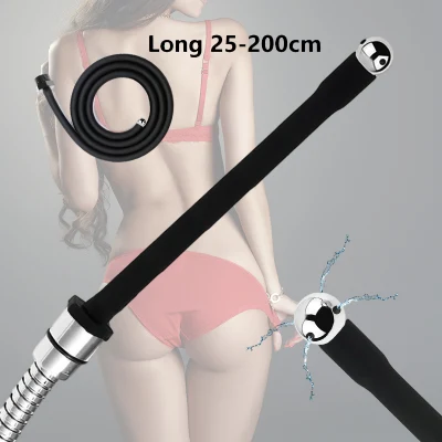 Da 25 a 200 centimetri Pugno Anal Gel Doccia Silicone Clistere Siringa Doccia Anale Testa di Pulizia Perline Anali Butt Plug Punta Dell'ugello Rubinetto Gay